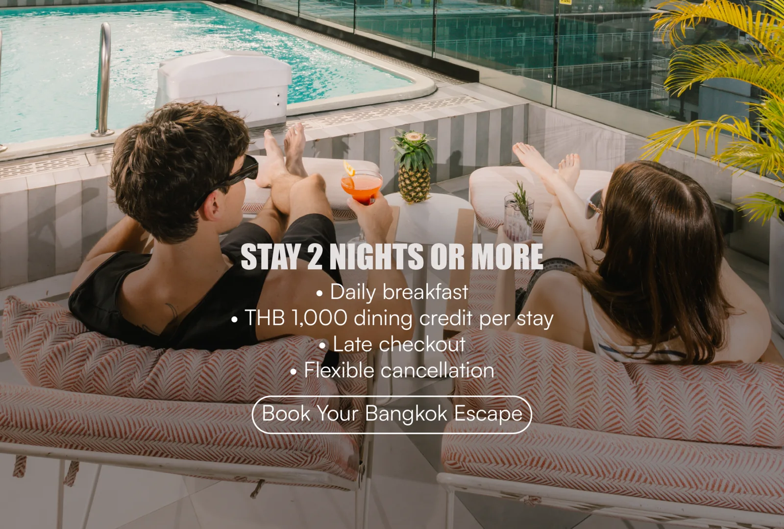 Bangkok weekend offer: stay two nights or more for daily breakfast, a dining credit, late checkout and flexible cancellation